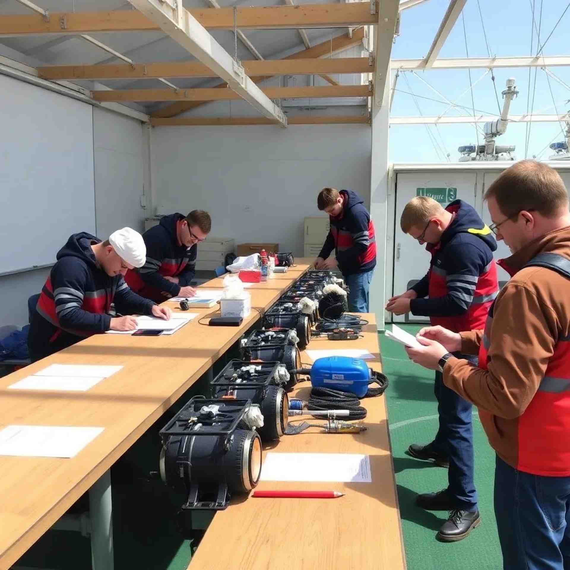 Marine safety equipment service